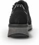 Gabor Zwarte Suède Sneakers voor Dames Black Heren - Thumbnail 8