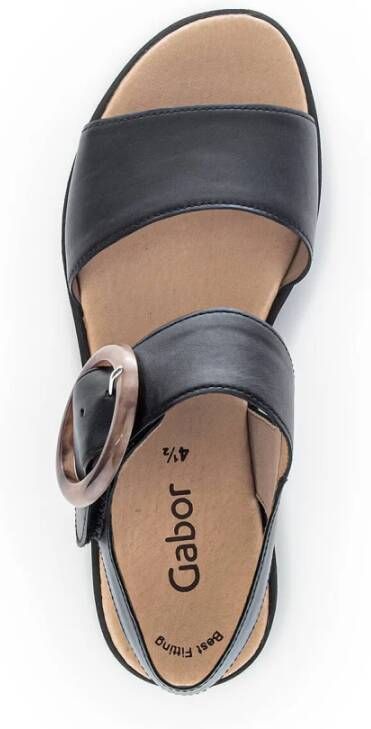 Gabor Sandalen met hak Black Dames