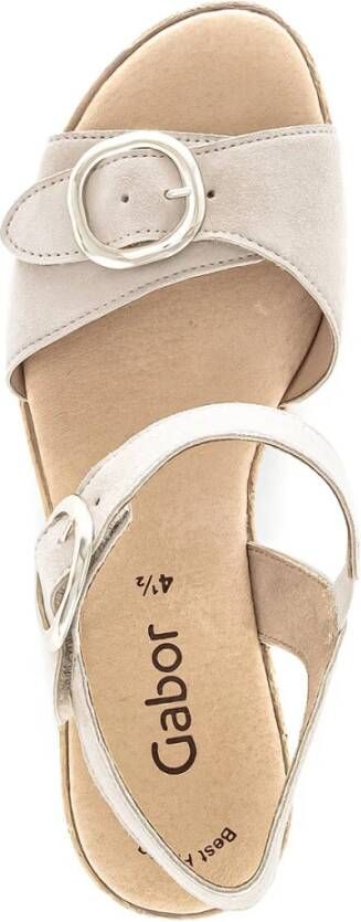 Bruin Tinten 764.1 Sandalen Dames Taupe - Foto 14