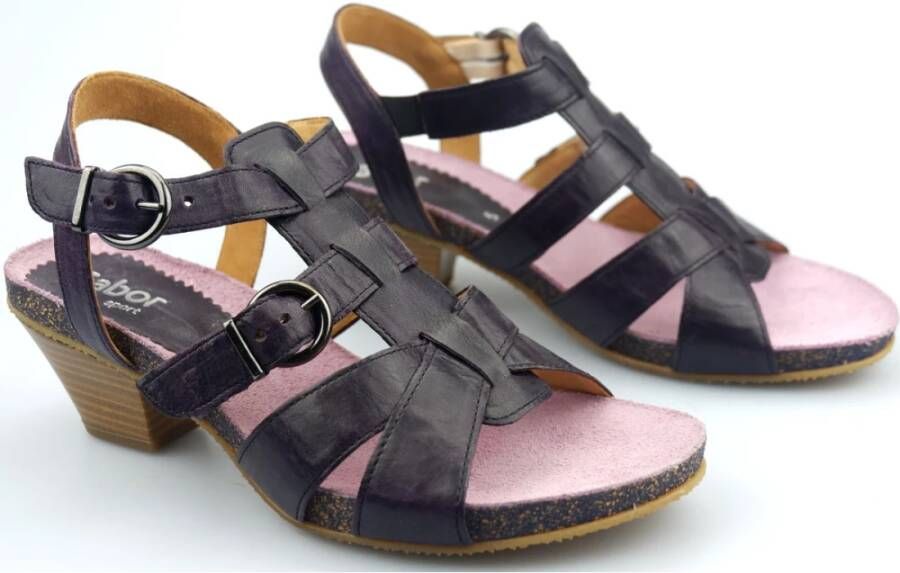 Gabor Sandals Paars Dames