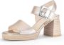 Gabor Gouden Sandalen met Blokhak Yellow Dames - Thumbnail 4