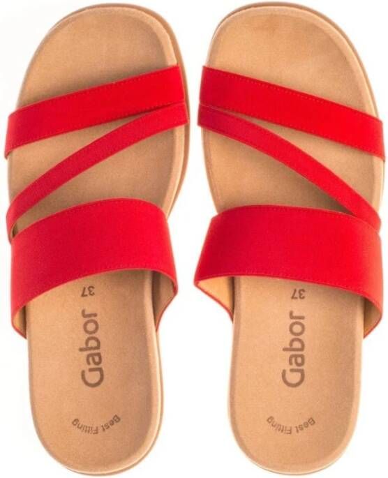 Gabor Schoenen Rood Dames