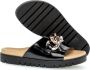 Gabor black casual open slippers Zwart Dames - Thumbnail 5