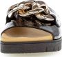 Gabor black casual open slippers Zwart Dames - Thumbnail 6