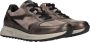 Gabor Grijze Sneaker met Suède en Metallic Multicolor Dames - Thumbnail 12