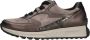 Gabor Grijze Sneaker met Suède en Metallic Multicolor Dames - Thumbnail 14