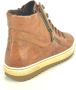 Gabor Veelzijdige Hoge Sneakers in Cognac Brown Dames - Thumbnail 2