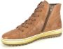 Gabor Veelzijdige Hoge Sneakers in Cognac Brown Dames - Thumbnail 3