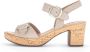 Bruin Tinten 764.1 Sandalen Dames Taupe - Thumbnail 12