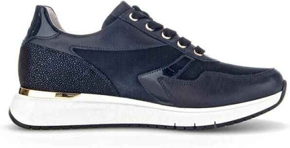 Gabor Stijlvolle Sneakers Blue Dames