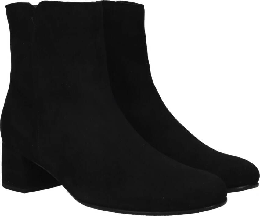 Gabor Suède enkellaarsje met 5 cm hak Black Dames