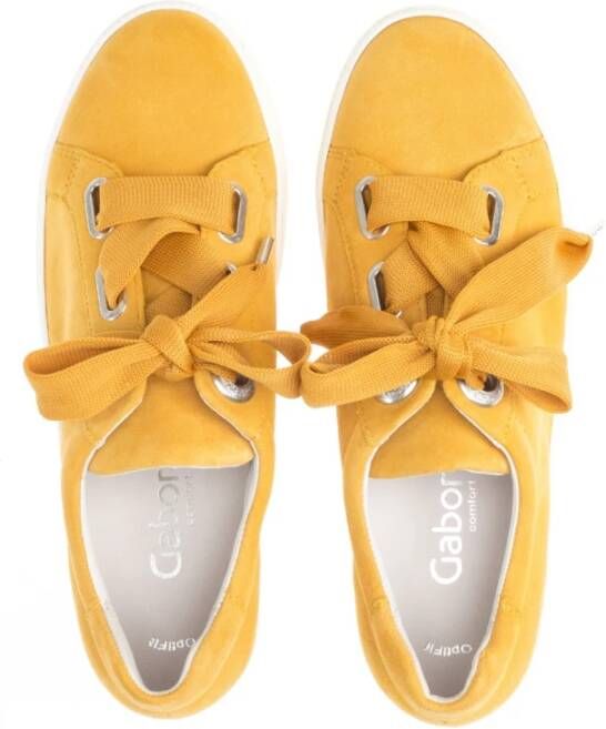 Gabor Suède Mango Basket Velours Zool Yellow Dames