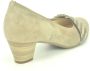 Gabor Taupe daim +brons Pump 4cm Beige Dames - Thumbnail 3
