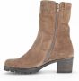 Gabor Taupe Suède Enkellaarzen Beige Dames - Thumbnail 3