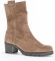 Gabor Taupe Suède Enkellaarzen Beige Dames - Thumbnail 4