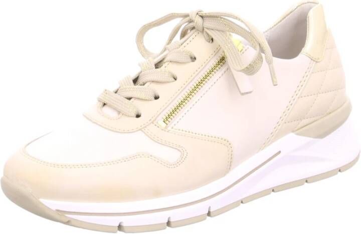 Gabor Taupe Veterschoenen Beige Dames