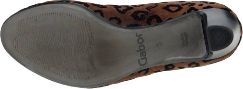 Gabor Trendy Enkellaars met Luipaardprint
