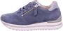 Gabor Blauwe Suède Sportieve Geperforeerde Sneakers Blue Dames - Thumbnail 7