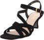 Gabor Velours Sandaal met Trichterabsatz Black Dames - Thumbnail 5