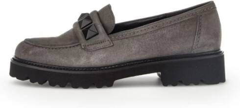 Gabor Velours Slipper Gray Dames