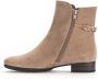 Gabor Velvet Sand Enkellaarzen Beige Dames - Thumbnail 3