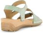 Gabor Verstelbare Velcro Strap Dames Sandaal Groen Green Dames - Thumbnail 5
