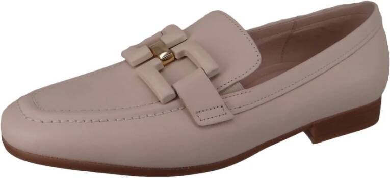 Gabor Veterschoenen Wit Vrouwelijke Stijl Beige Dames
