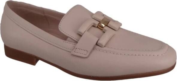 Gabor Veterschoenen Wit Vrouwelijke Stijl Beige Dames