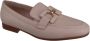Gabor Comfortabele leren loafer voor dames Beige Dames - Thumbnail 12