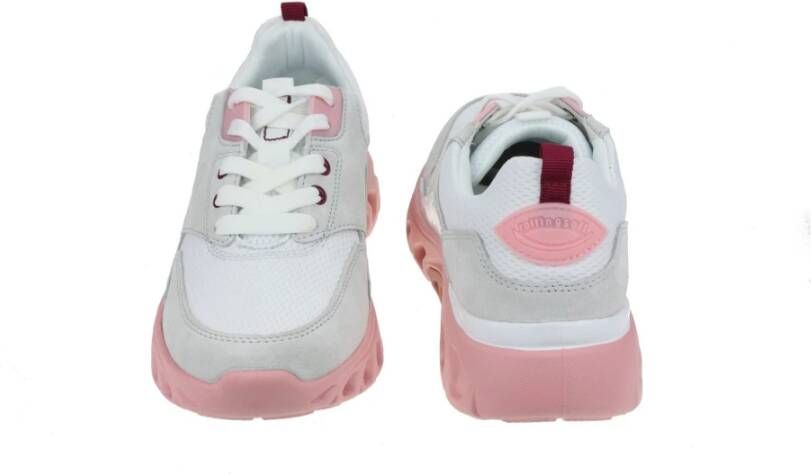 Gabor Walking Sneaker Pink White Multicolor Dames