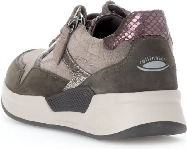 Gabor Comfortabele wandelsneaker Grijs mix Gray Dames