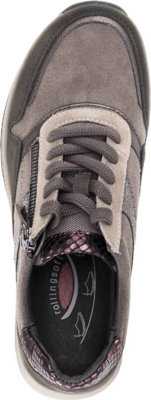 Gabor Comfortabele wandelsneaker Grijs mix Gray Dames