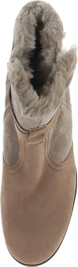 Gabor Warm Gevoerde Taupe Nubuck Laarzen