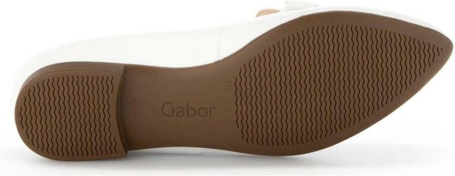 Gabor white casual closed shoes Wit Dames