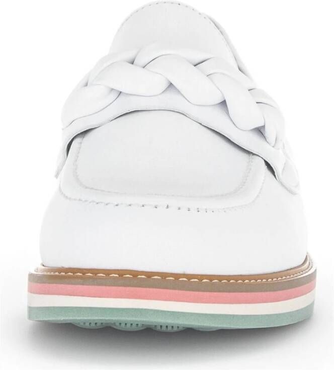 Gabor Witte Casual Loafers voor Vrouwen
