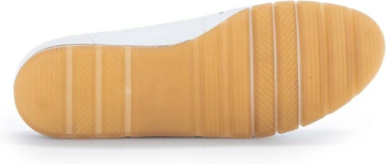 Gabor Witte Casual Veterschoenen White Dames