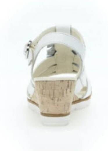 Gabor Witte dames sleehak sandalen