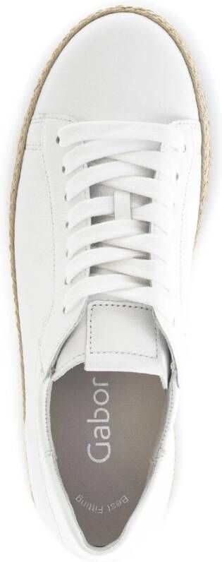 Gabor Witte gladleren manden White Dames