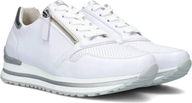 Gabor Witte Lage Sneaker Comfort Collectie