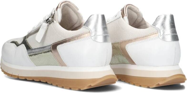 Gabor Witte lage sneakers met chique stijl Multicolor Dames