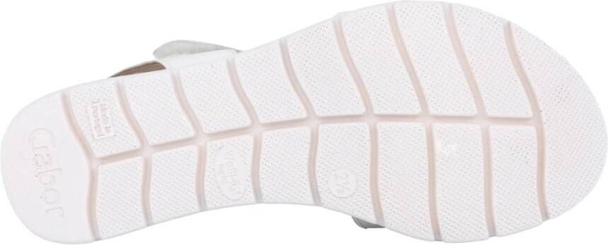 Gabor Witte Leren Dames Sandalen Collectie