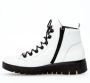 Gabor Witte leren hoge sneakers White Dames - Thumbnail 4