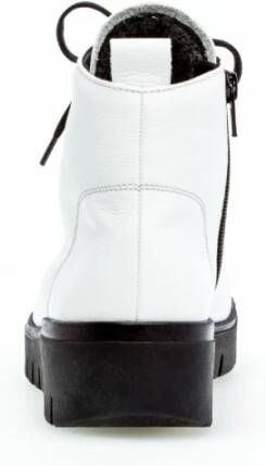 Gabor Witte leren hoge sneakers White Dames