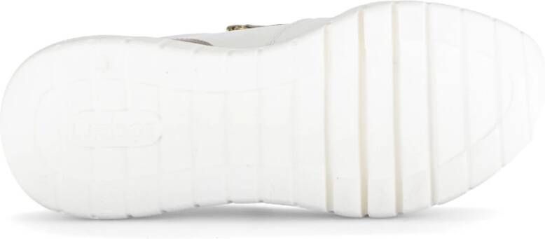 Gabor Witte Leren Sneakers Klassieke Herinterpretatie White Dames