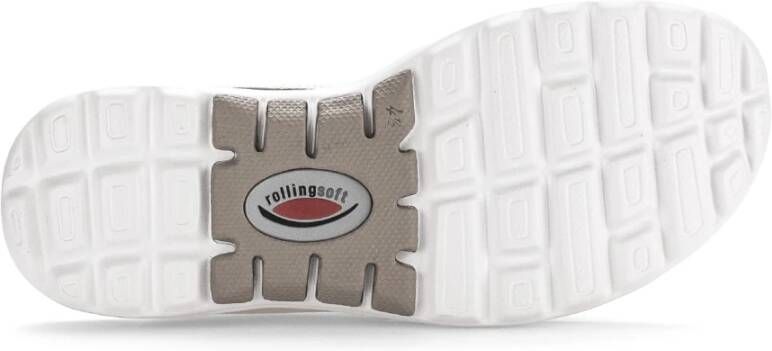 Gabor Witte Slippersandalen met Rolzool