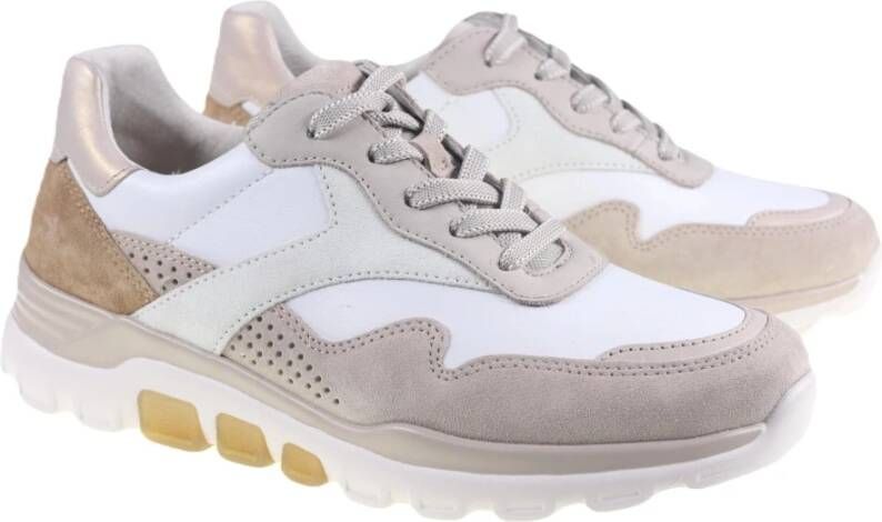 Gabor Witte wandelsneaker voor vrouwen Multicolor Dames