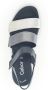 Gabor Zilveren Leren Mix Sandalen Multicolor Dames - Thumbnail 5