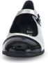 Gabor Zilveren zwarte leren combinatie pumps Multicolor Dames - Thumbnail 3