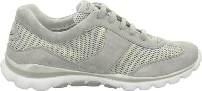Gabor Zilvergrijze Sneakers met veters