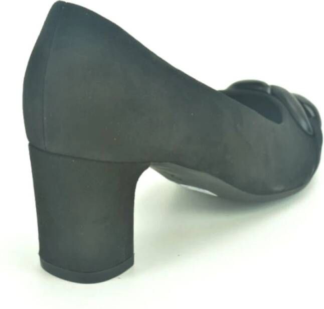 Gabor Zwart daim Pump +Gar. 5cm Zwart Dames